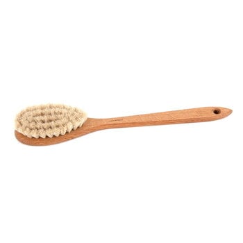 Hygiene & cosmetics, Bath brush with handle, soft, Beige