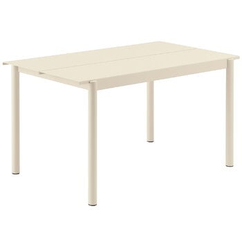 Muuto Linear Steel table 140 x 75 cm, off white