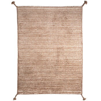 Woodnotes Grid rug, white - camel