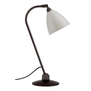 GUBI Lampada da tavolo Bestlite BL2, ottone nero - bianco classico