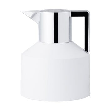 Normann Copenhagen Geo termoskanna, vit - silver