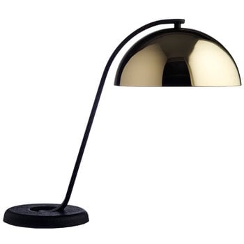 Schreibtischlampen, Cloche Tischleuchte, Messing, Gold