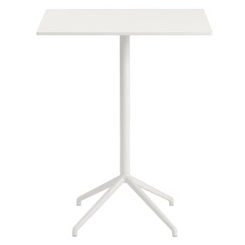 Dining tables, Still Cafe bar table 75 x 65 cm, h. 95 cm, white , White