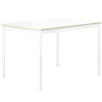 Muuto Table Base 140 x 80 cm, stratifié avec bords en contreplaqué