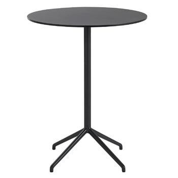 Muuto Still Cafe bar table 75 cm, h. 95 cm, black