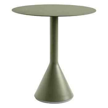 HAY Palissade Cone table, 70 cm, olive