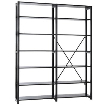 Lundia Classic open shelf, double, black