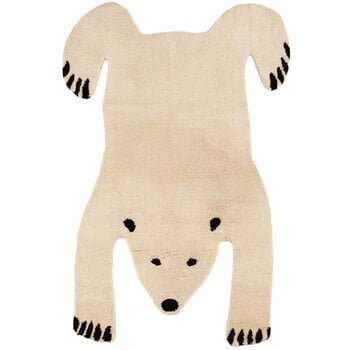 Wollteppiche, Polar Bear Teppich, Beige