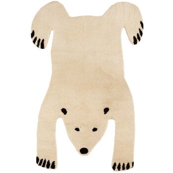 Ullmattor, Polar Bear matta, Beige