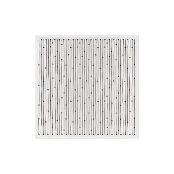 Arabia Mainio Sarastus napkin 33 cm, 20 pcs, black - white