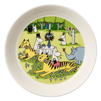 Arabia Moomin plate, Garden Party