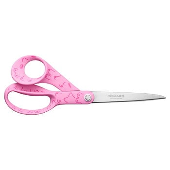 Scissors, Classic scissors, 21 cm, Pink ribbon, Pink