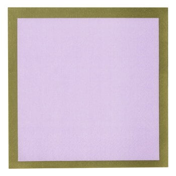 Iittala Serviette en papier Play, 33 cm, lilas - olive
