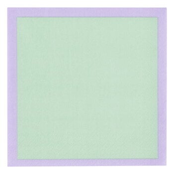 Iittala Play paper napkin, 33 cm, mint - lilac