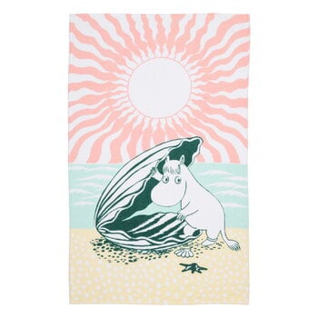Moomin Arabia Muumi rantapyyhe, 93 x 150 cm, Rantapäivä, tuotekuva