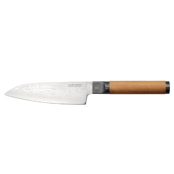 Coltelli da cucina, Coltello Fiskars LAB Damascus 13 cm, marrone, Argento