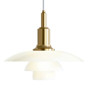 Louis Poulsen Lampada a sospensione PH 3/2, ottone metallizzato