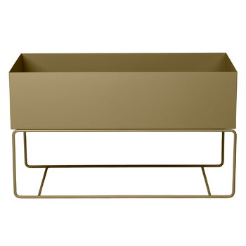 ferm LIVING Plant Box kasviteline, iso, oliivi