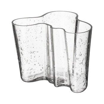 Iittala Aalto vase, 160 mm, bubble glass clear | Finnish Design Shop