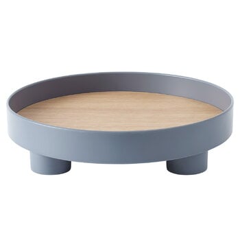 Trays, Platform tray, blue grey, Gray