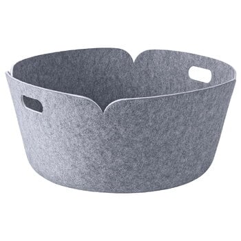 Muuto Restore round basket, grey