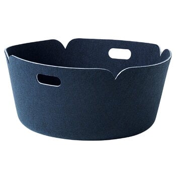 Muuto Restore round basket, midnight blue, product image