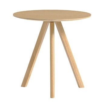 HAY CPH20 pyöreä pöytä, 50 cm, lakattu tammi