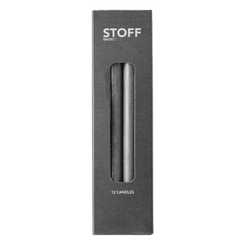 STOFF Copenhagen STOFF Nagel taper candles, 12 pcs, anthracite