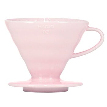 Coffee accessories, Hario V60 coffee dripper size 02, pink porcelain, Pink