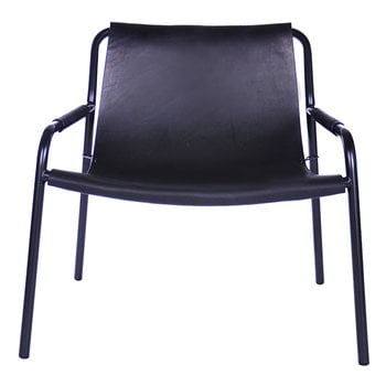 OX Denmarq September chair, black leather