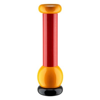 Alessi Twergi MP0210 grinder, black - red - yellow