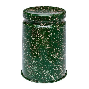 Hem Last stool, green - pink splatter
