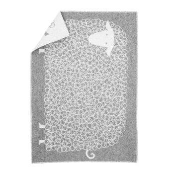 Lapuan Kankurit Kili blanket 65 x 90 cm, grey - white