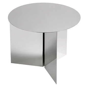 HAY Slit table, 45 cm, polished steel