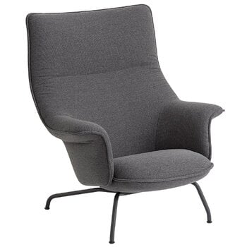 Muuto Doze lounge chair, Ocean 80 - anthracite