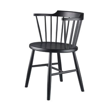 FDB Møbler J18 tuoli, musta