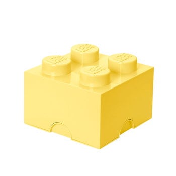 Room Copenhagen Lego Storage Brick 4 säilytyslaatikko, pastellinkeltainen