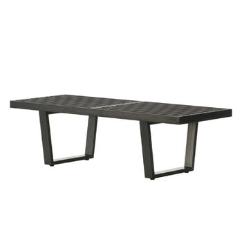 Benches, Nelson bench, short, black ash, Black