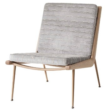 &Tradition Boomerang HM1 lounge chair, Nouvelles Vagues - white oiled oak