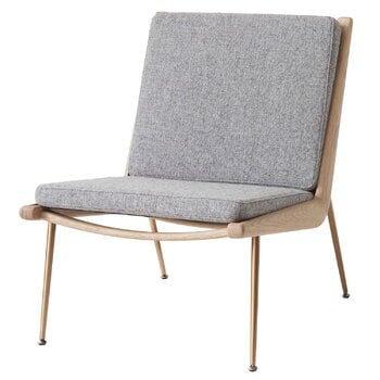 &Tradition Boomerang HM1 lounge chair, Hallingdal 130 - white oiled oak, product image