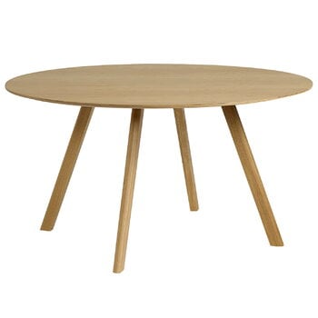 HAY CPH25 round table, 140 cm, lacquered oak