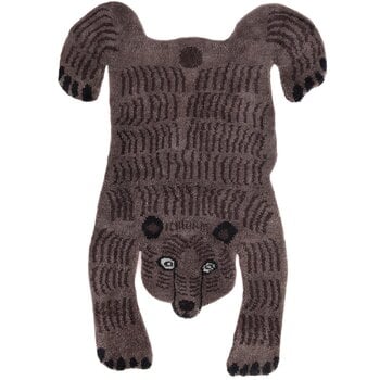 MUM's Tappeto Bear, marrone scuro