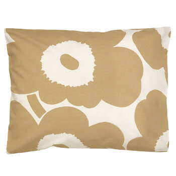 Marimekko Unikko pillowcase 50 x 60 cm, cotton - beige