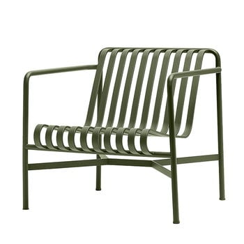 HAY Palissade lounge chair, low, olive