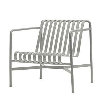 HAY Palissade lounge chair, low, sky grey, product image