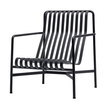 HAY Palissade lounge chair, high, anthracite
