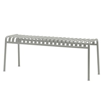 Outdoor benches, Palissade bench, sky grey, Gray