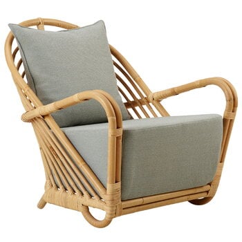 Sika-Design Charlottenborg chair, natural rattan - light green