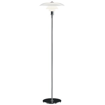 Louis Poulsen PH 3 1/2 - 2 1/2  floor lamp, chrome plated