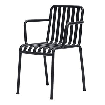 Chaises de jardin, Fauteuil Palissade, anthracite, Gris